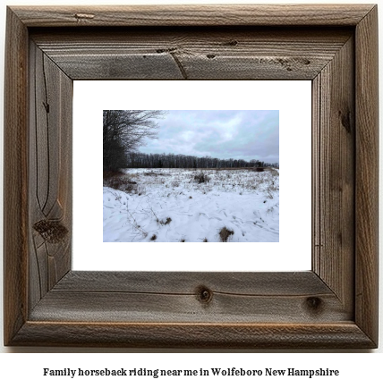 family horseback riding near me in Wolfeboro, New Hampshire